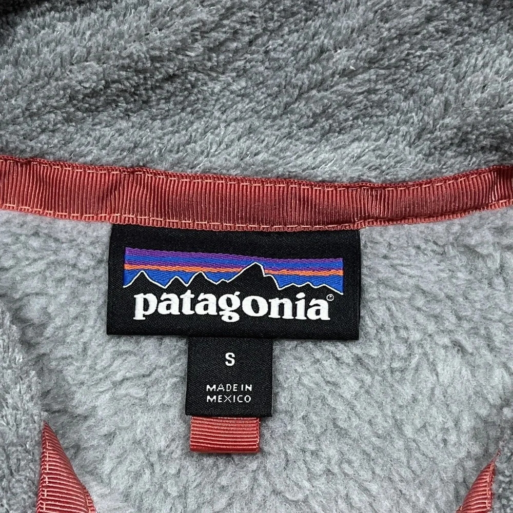 Patagonia Re-Tool Snap-T Pullover Womens S Gray Fleece Sweater Hike Outdoors - Picture 7 of 11